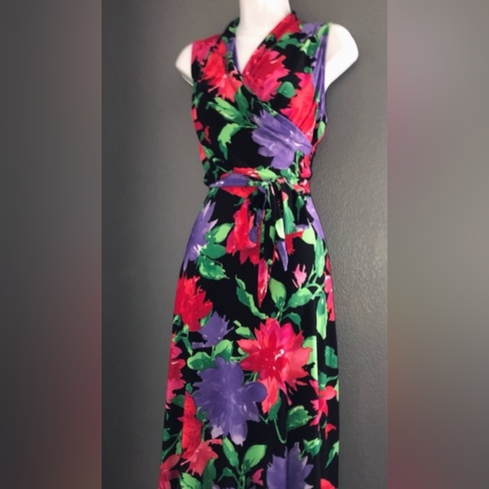 Lauren Ralph Lauren Floral Easter Sunday Spring Dress Womens size Large